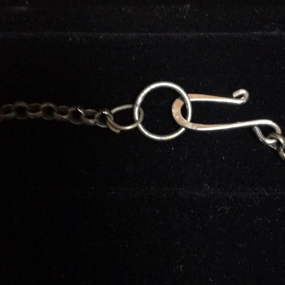 Metallic and stone necklace from Kenya - Picture 5 of 8